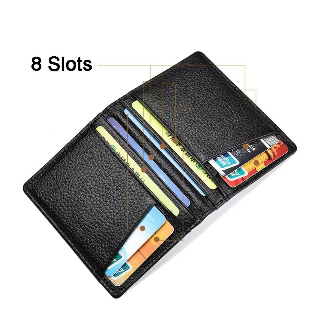 Gifts Portable Super Slim Wallet Multiple Card Positions Trendy Credit Card Holder Thin Card Purse