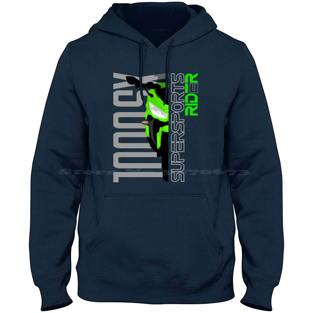 Supersports Rider 1000sx 100% Cotton Hoodie 650 1000rr Zx10r Zx 10r Zx6r 1000sx Zx 6r Race Automotive Car Motocross Motox