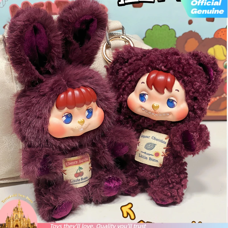 New Little Buns Melting Together Plush Blind Box Keychain Trendy Play Collectible Pendant New Year Gift For Trendy Toy Lovers