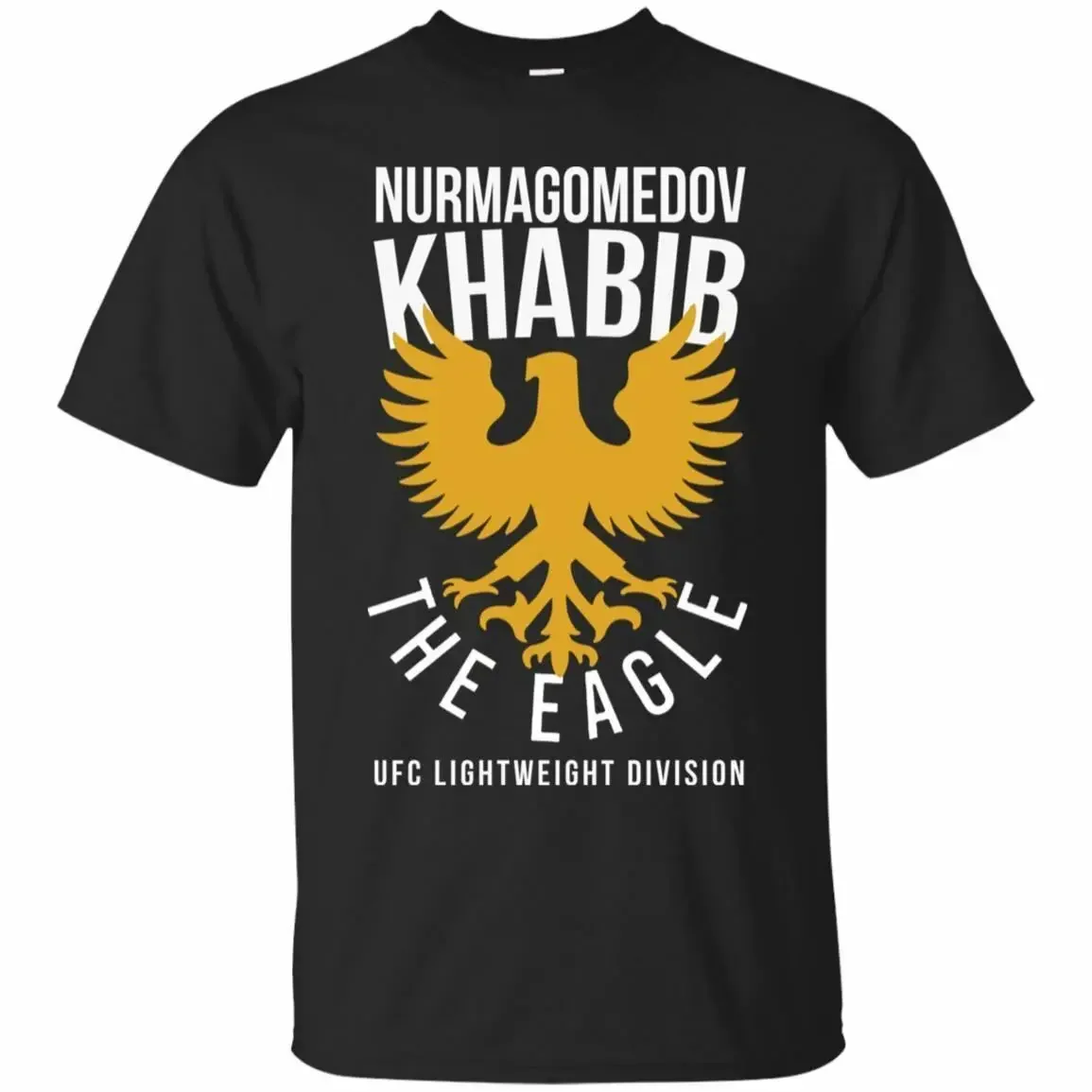 

The Eagle Khabib Nurmagomedov. MMA Lightweight Champion Casual T-Shirt. Summer Cotton Short Sleeve O-Neck Mens T Shirt New S-3XL