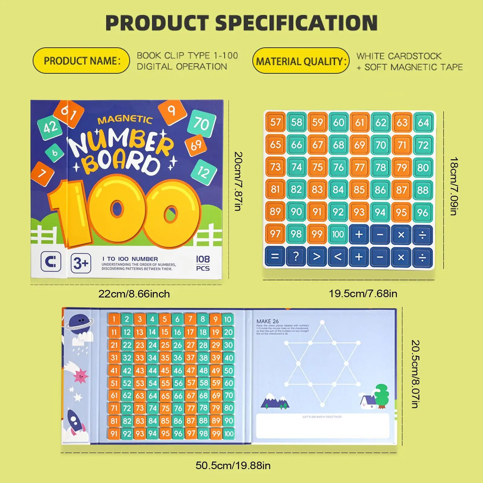 수학 보드 게임 수학 수학 교육 장난감 인지 대화 형 Playset 게임 여행용 기술 개발 홈 놀이 시간