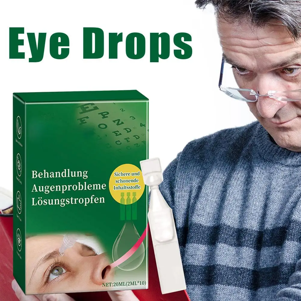 20ml Presbyopia Restore Eye Drops Relieve Eye Eye Fatigue, Dryness, Swelling, Solution Itching, Care Blurred N3u1