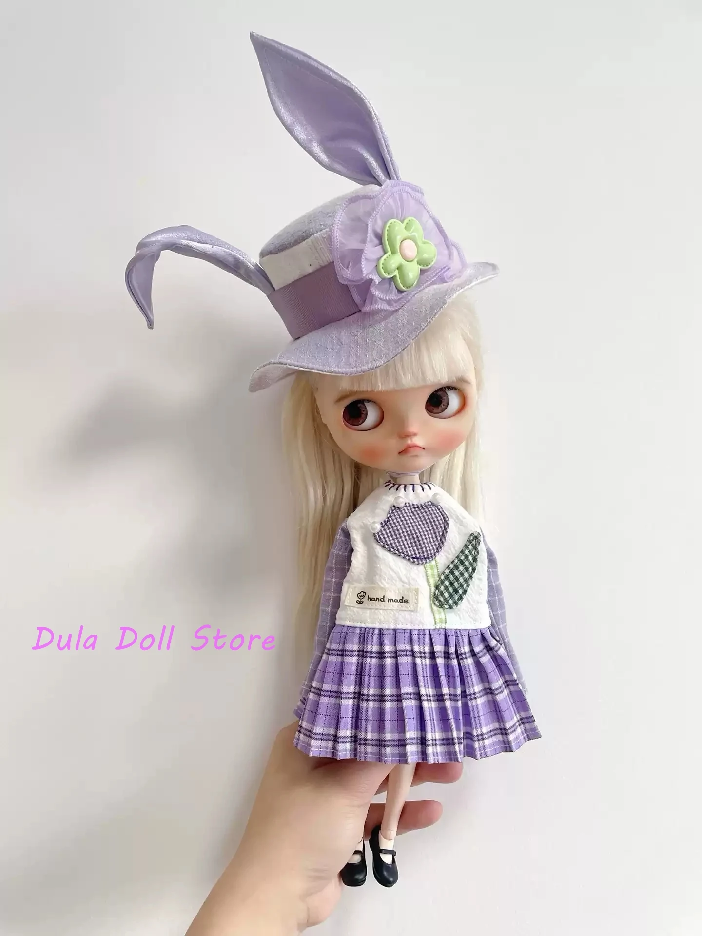 Dula Doll Clothes Dress Tulip fresh dress Blythe ob24 ob22 Azone Licca ICY JerryB 1/6 Bjd Doll Accessories