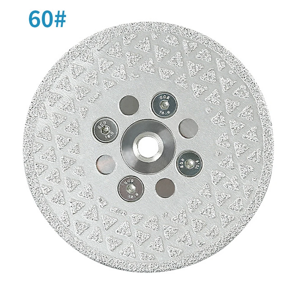 3pcs 100mm Diamond Cutting Disc Wet Dry Grinding Wheel Double Side Grinding Wheel Saw Blade For M10 Angle Grinder Power Tools