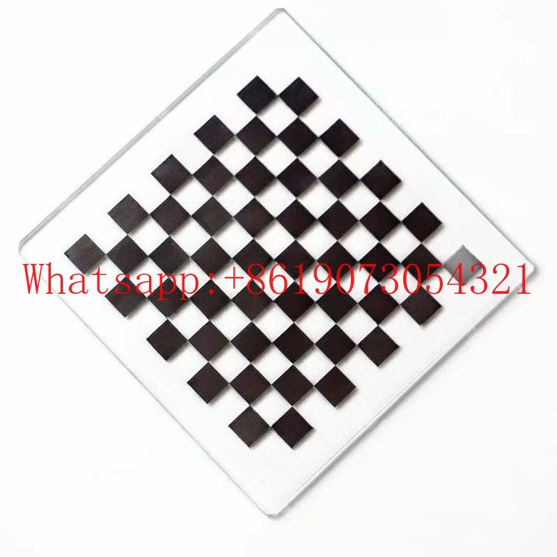 

Калибровочная пластина в шахматном порядке, калибровочная маска для камеры, 63X63, высокая точность
