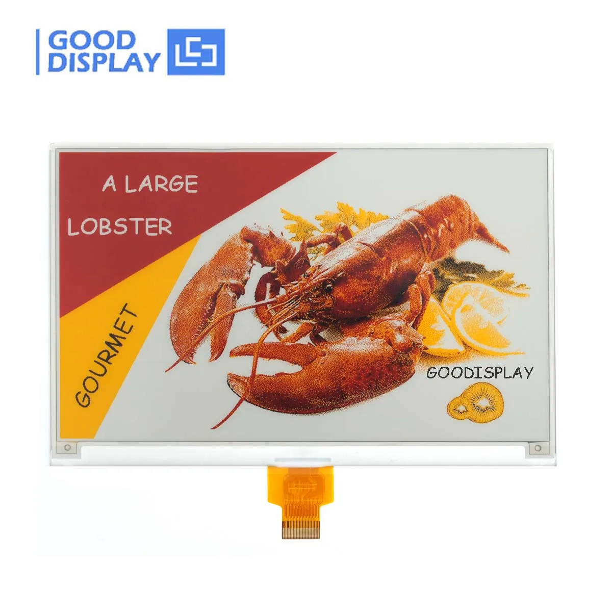 7.5-inch Four-color Black, White, Yellow and Red E-paper Module SPI Display Screen Resolution 800x480 GDEM075F52