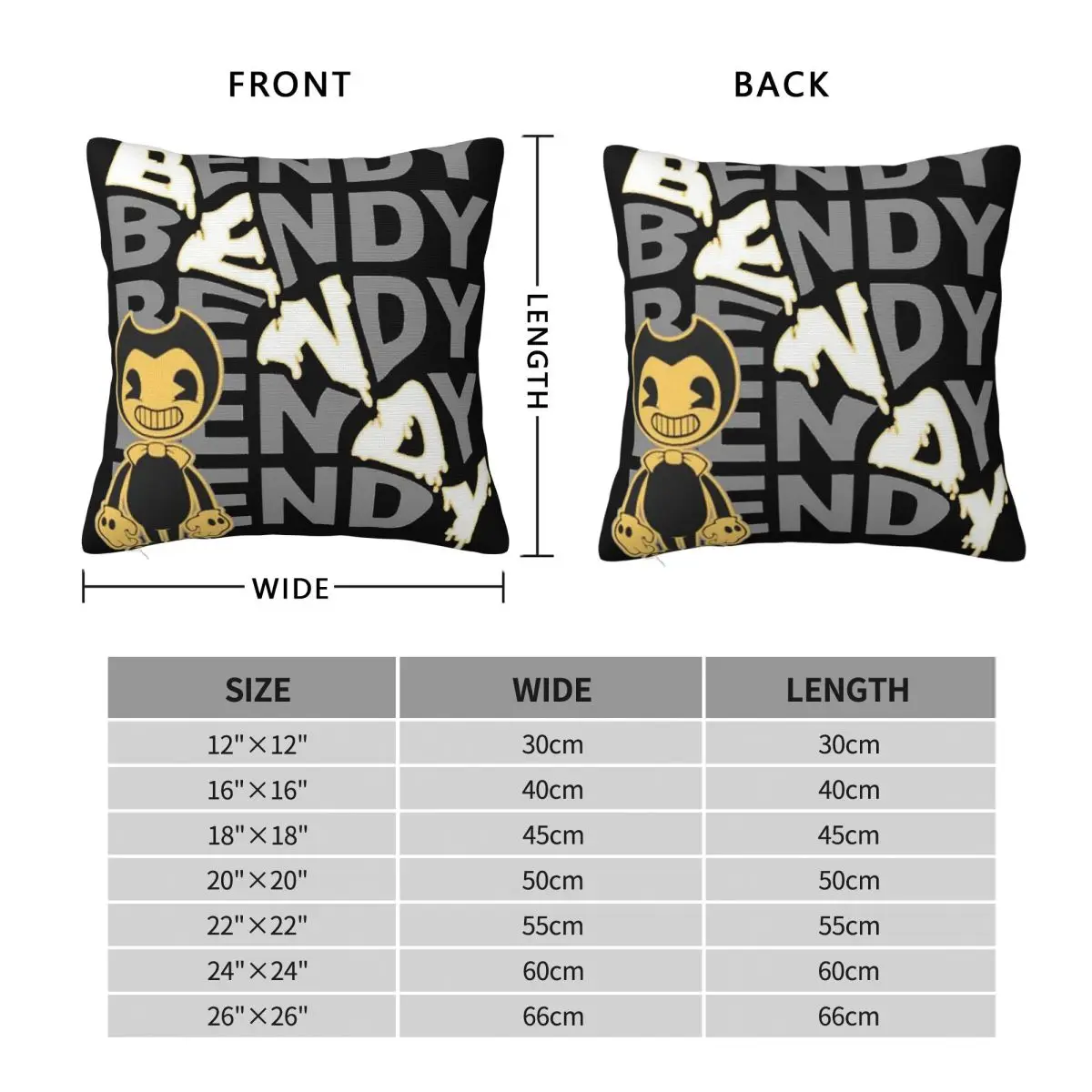 Standing Time Bendy Square Pillowcase Cushion Cover Pillow Case Throw Pillow Cover for Home Bedroom Car