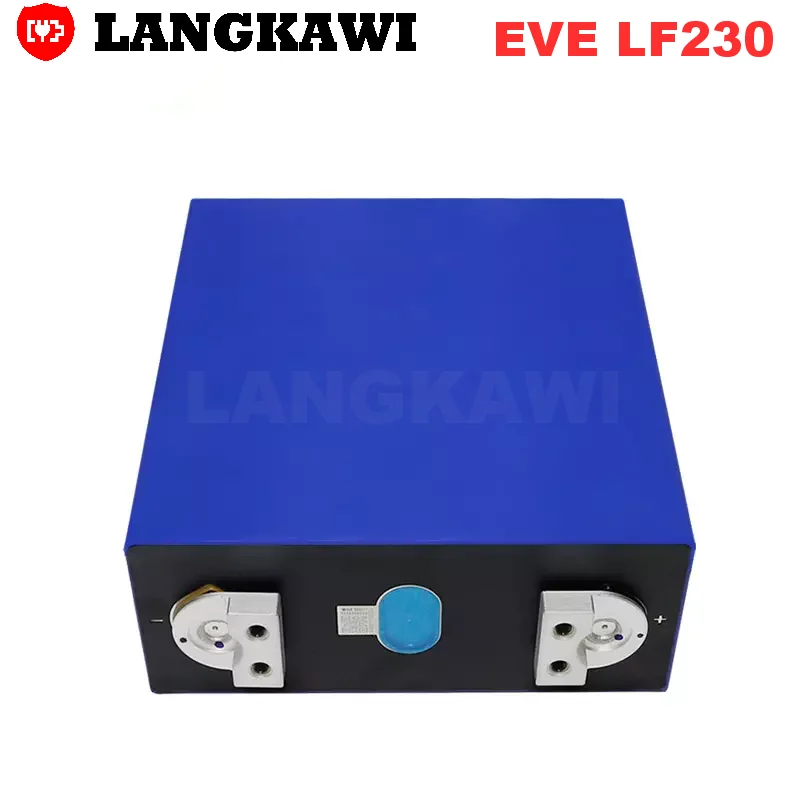 EVE 3.2V 230Ah LF230K LiFePO4 LFP Rechargeable Battery Cells Big Capacity with M6 Threaded Hole for Electrical Vehicle EVbus