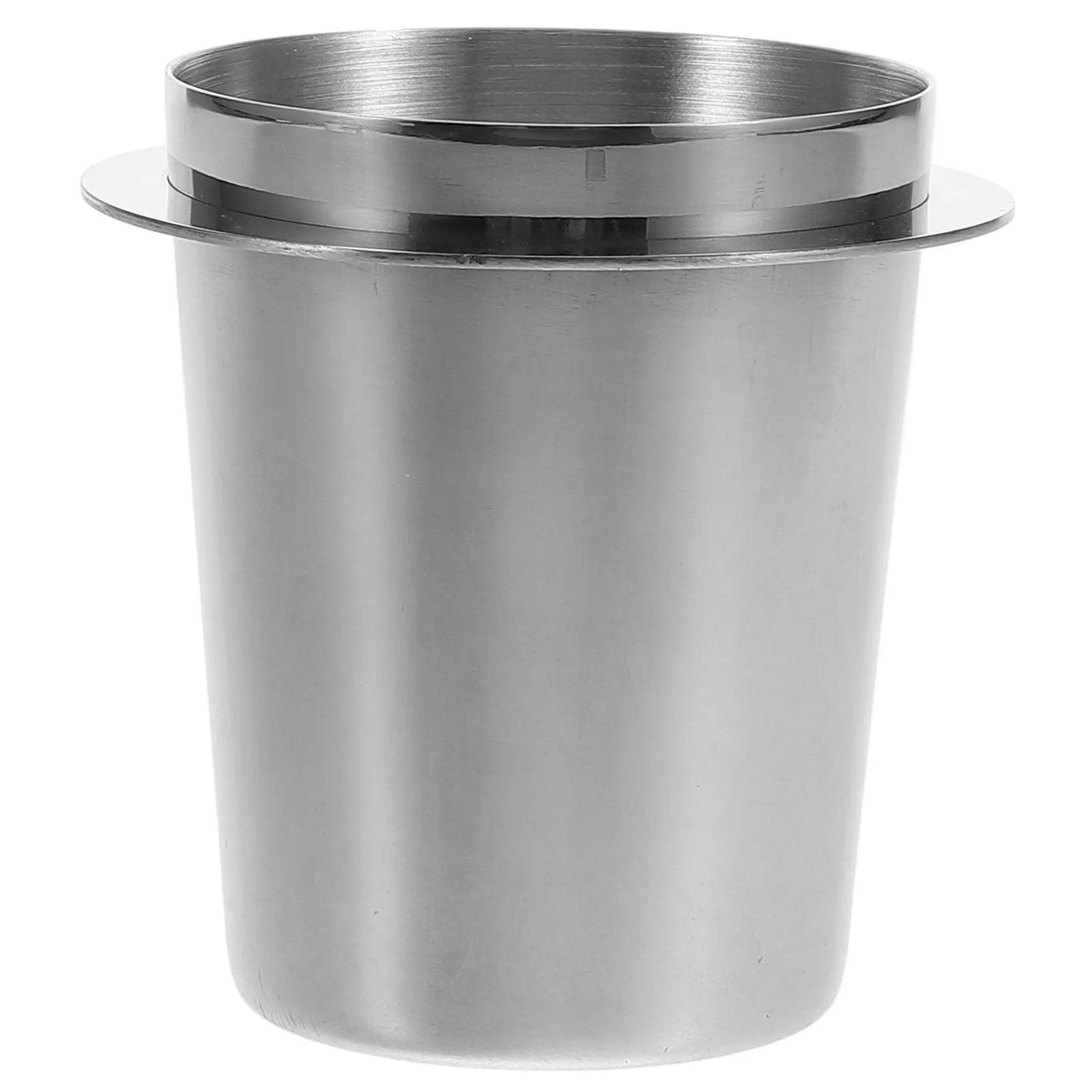 Stainless Steel Coffee Dosing Cup 53Mm Espresso Powder Feeder Part Espresso Machine DIY Tool Coffee Grounds Measuring Cup