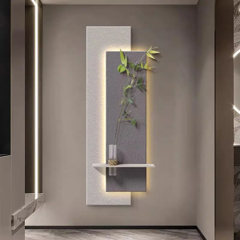 Factory Custom Modern Nordic 3D Home Decoration Elephant UV Sandstone Living Room Dining LED Mural Light