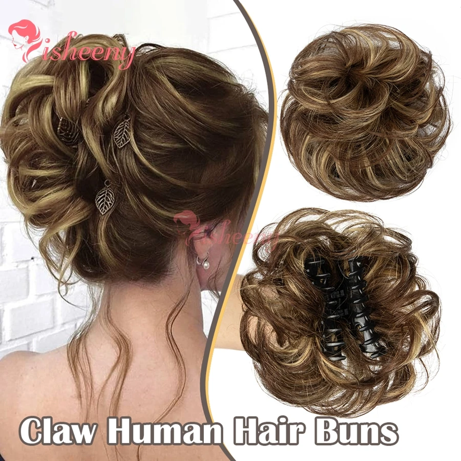 

Claw Clip Wavy Hair Bun Clip in Claw Chignon Ponytail Hairpieces Tousled Updo Hair Extensions Scrunchie Hairpiece for Women