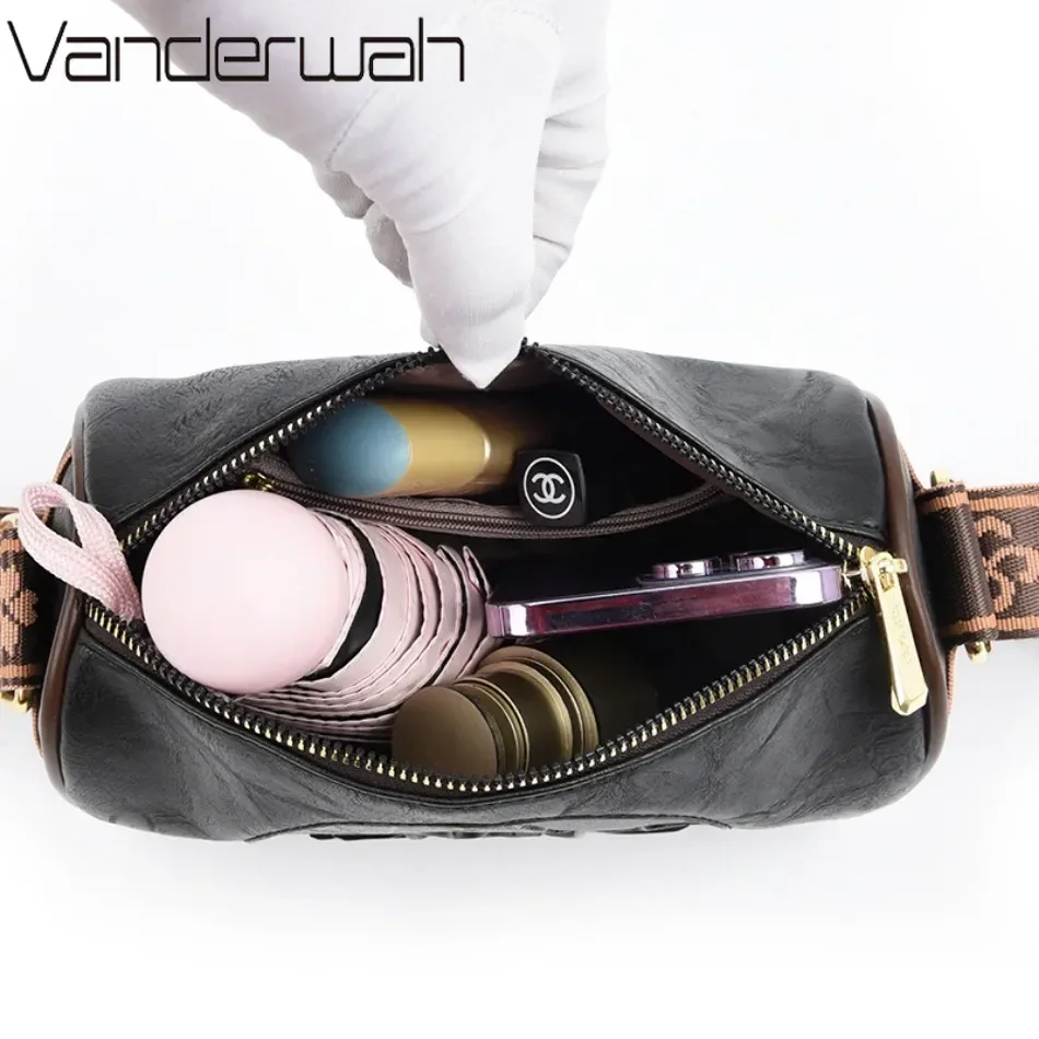 Casual Frauen Handtasche Weiche Leder Schulter Umhängetaschen für Frauen Neue Mode Druck Damen Messenger Tote Tasche Sac EIN Haupt