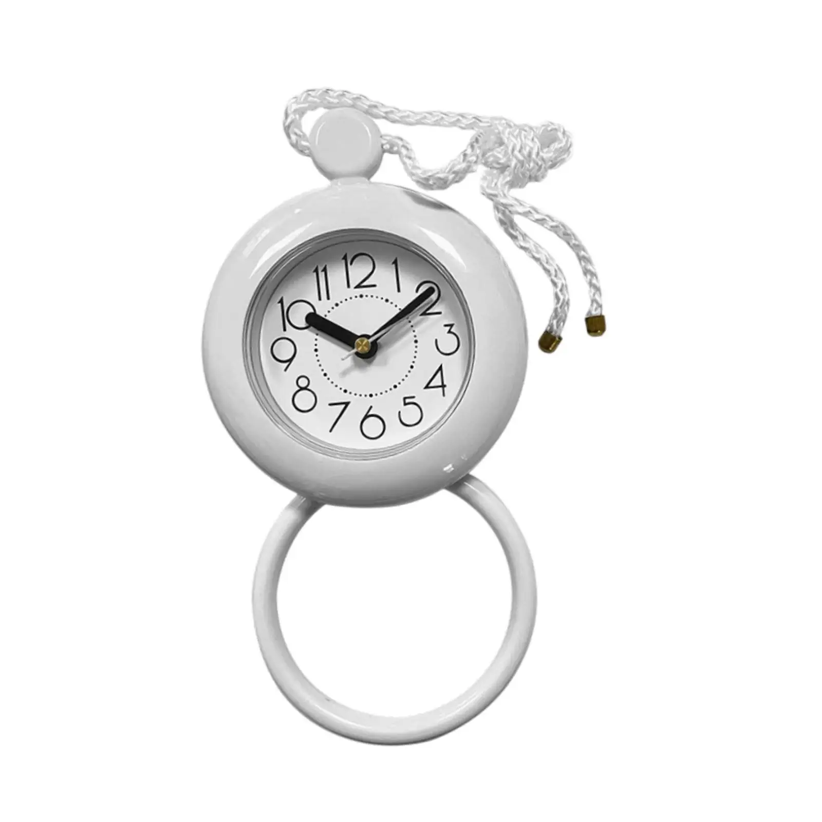 Bathroom Shower Clock Hanging Clock Standing Waterproof Shower Timer with Rope