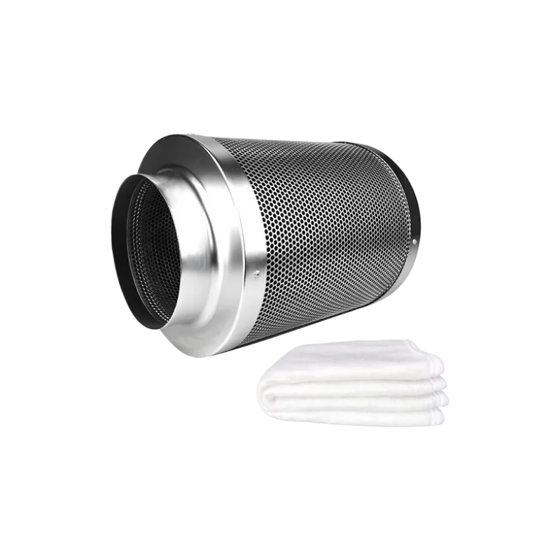 4" Carbon Filter Odor Control for Inline Fan Hydroponics Plant Grow Indoor
