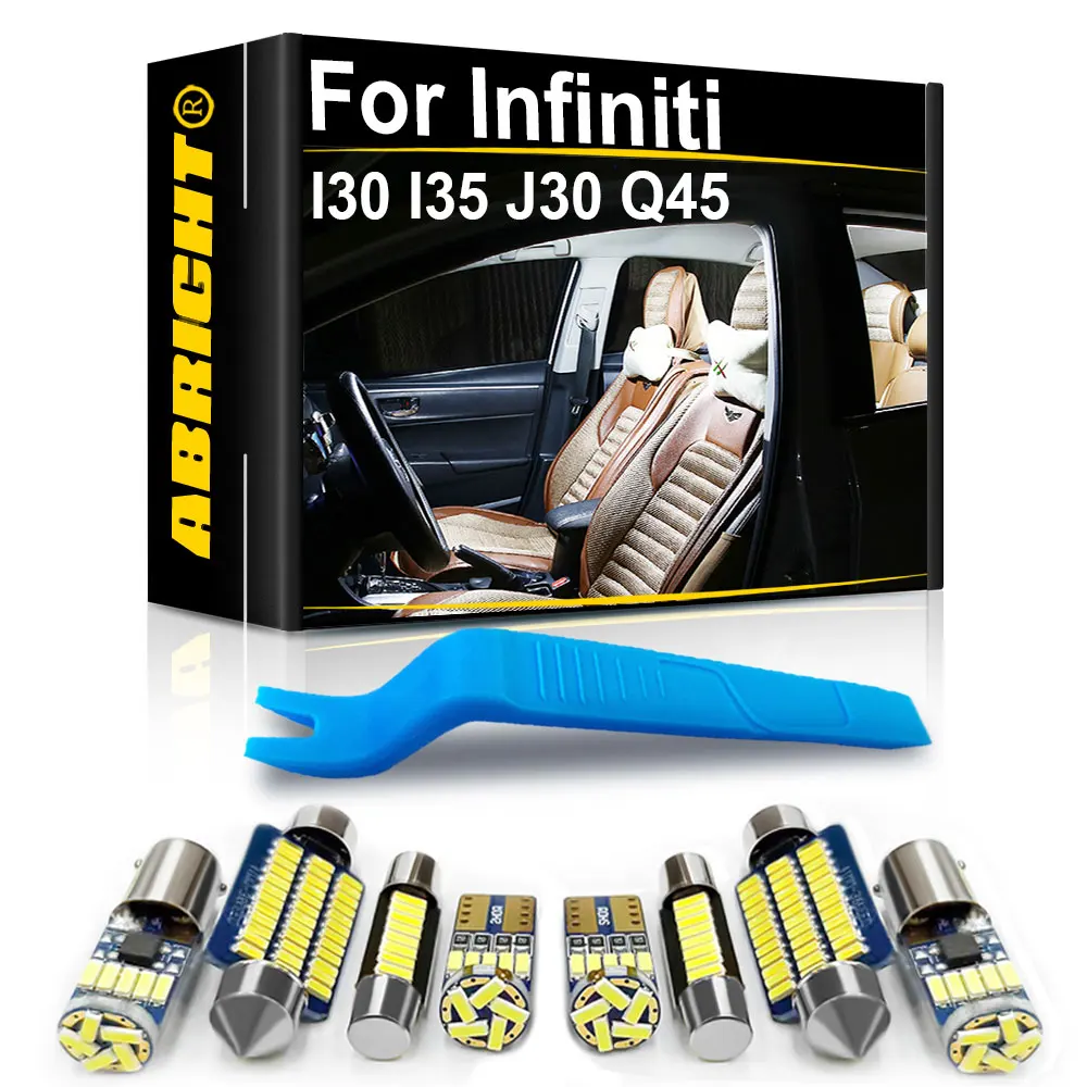 Car Interior LED Light Canbus For Infiniti I30 I35 J30 Q45 1990 1997 1998 1999 2000 2001 2002 2003 2004 2005 2006 Accessories