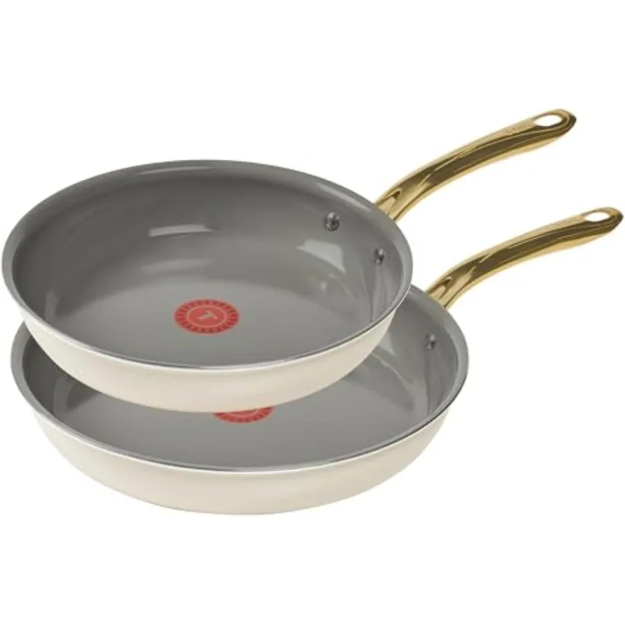 

Preserve Ceramic Nonstick Frying Pan 2Pc Set 8.5" and 11" Oven Broiler Safe up to 350°F Cookware InoCeram Glide Technology Fryi