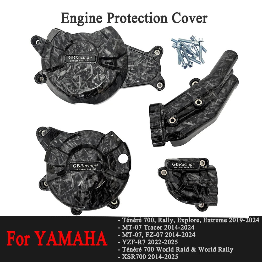 Étui de Protection de couvercle de moteur de moto pour étui GB Racing pour YAMAHA R7 MT-07 MT07 Tracer 700/700GT XSR700 Ténéré 700 GBRacing Étui de Protection de couvercle de moteur de moto pour étui GB Racing pour YAMAHA R7 MT-07 MT07 Tracer 700/700GT XSR700 Ténéré 700 GBRacing