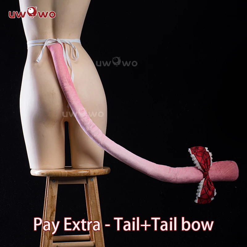 LAST BATCH UWOWO Game Arknights Goldenglow Susie Party in the Garden Cosplay Costume with Bow Maid dress Pink Halloween costume