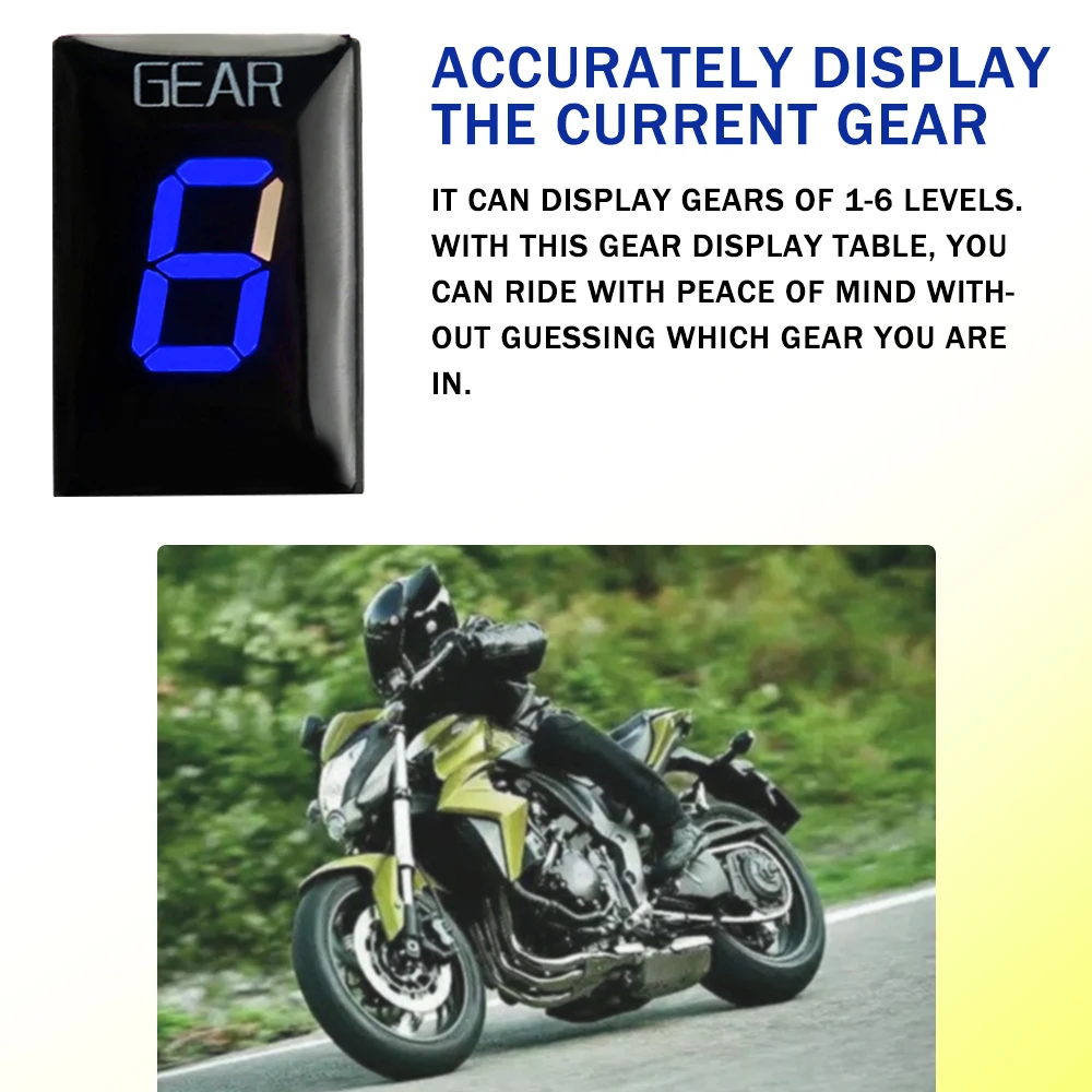 Motorcycle 1-6 Gear Indicator for HONDA CbR150 2015 CBR250R CBR 250R 2011 - 2014 CBR600F CBR 600F Hornet 1995 - 2010 Accessories