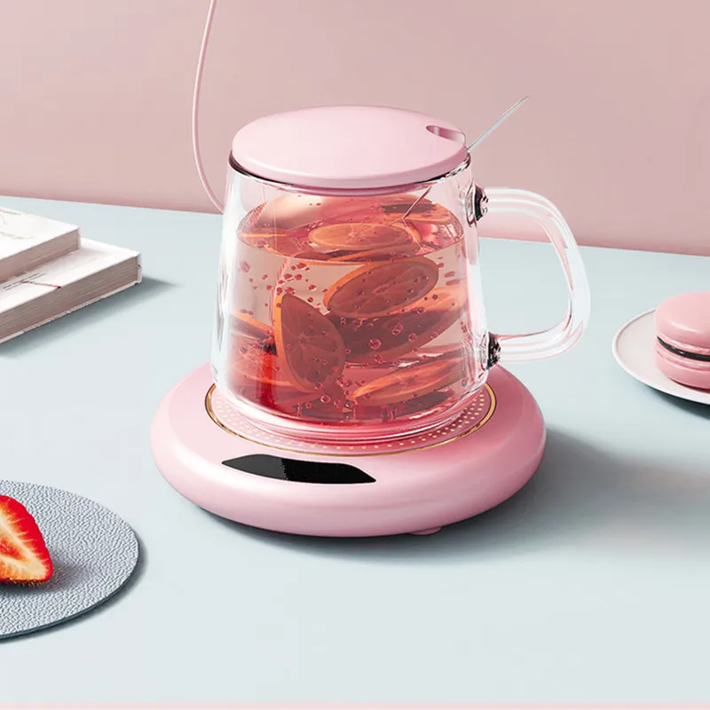 1PC Thermostatic Heating Coaster USB Home Heating Coaster 3-speed Adjustment Heating 55 Degrees Constant Temperature view 4