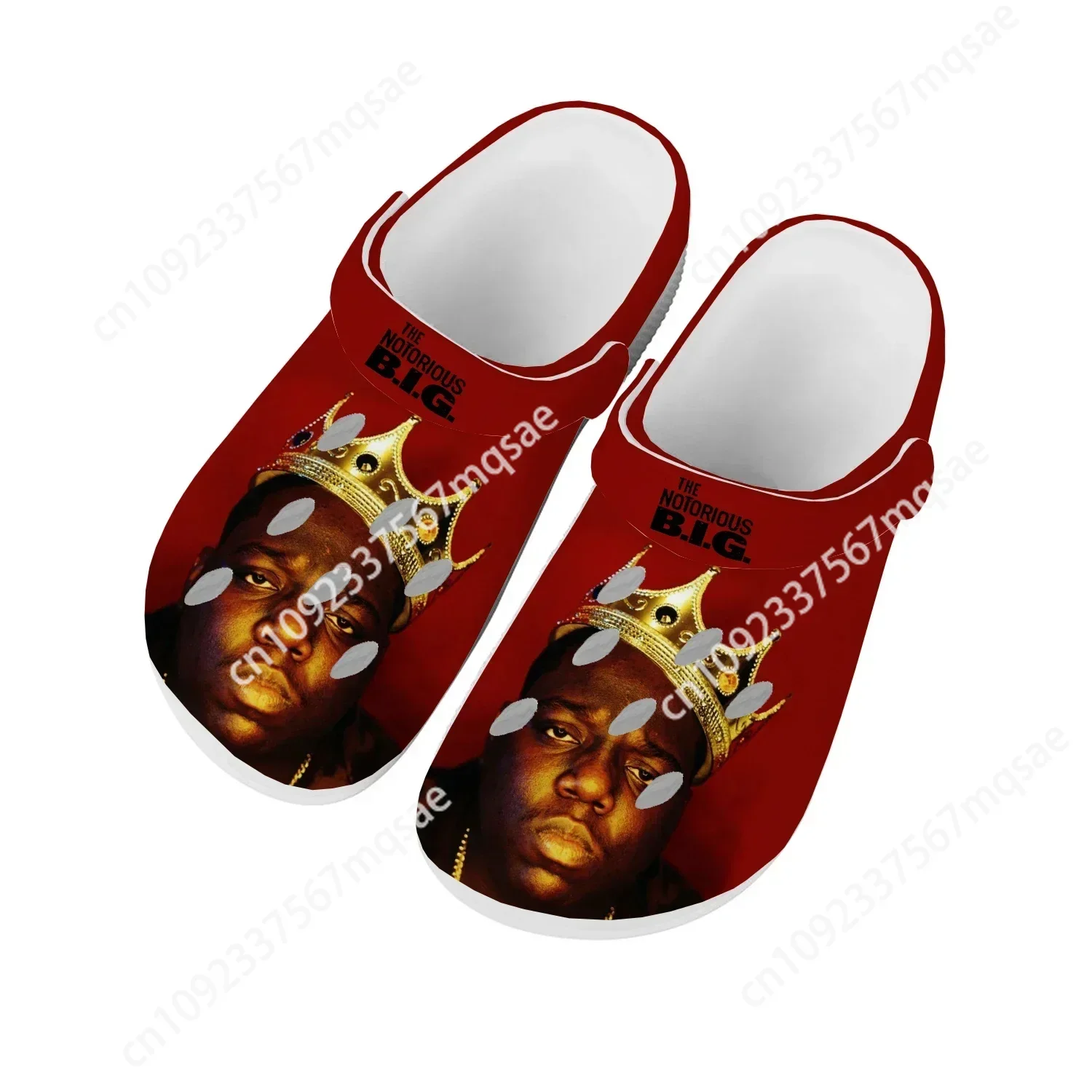 

The Notorious Big Biggie Smalls Home Clog Mens Women Youth Boy Girl Sandals Shoes Garden Custom Breathable Shoe Hole Slippers