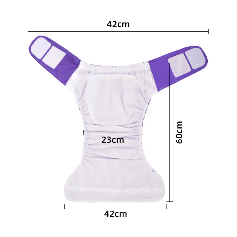 Size Adjustable Eldly Large Big Nappy For Men Women Disability Adult Cloth Diapers Waterproof Reusable Hygiene Incontinent Pants