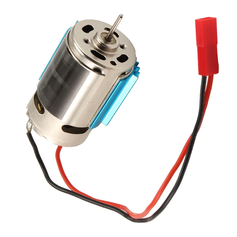Лидер продаж 380 Матовый радиоуправляемый двигатель Матовый электродвигатель с разъемом JST и радиатором для Traxxas 7075 Titan RC Модель автомобиля Универсальная