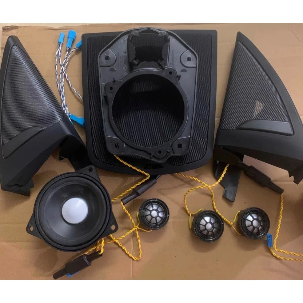 8 Pcs High Quality Speaker Set For BMW X3 G01 2018-2021 Left Right Front Windshield Tweeter Hifi Speakers Upgrade Set High Range