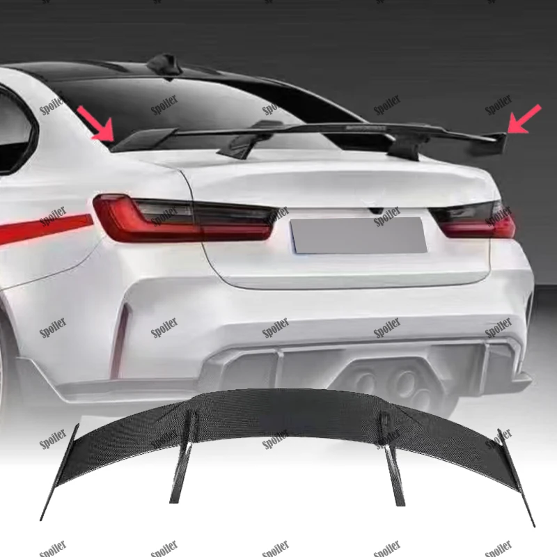 

FOR BMW 2 Series G42 Couep/G87 M2 ABS MP universal carbon fiber rear spoiler luggage wing 2021-2026