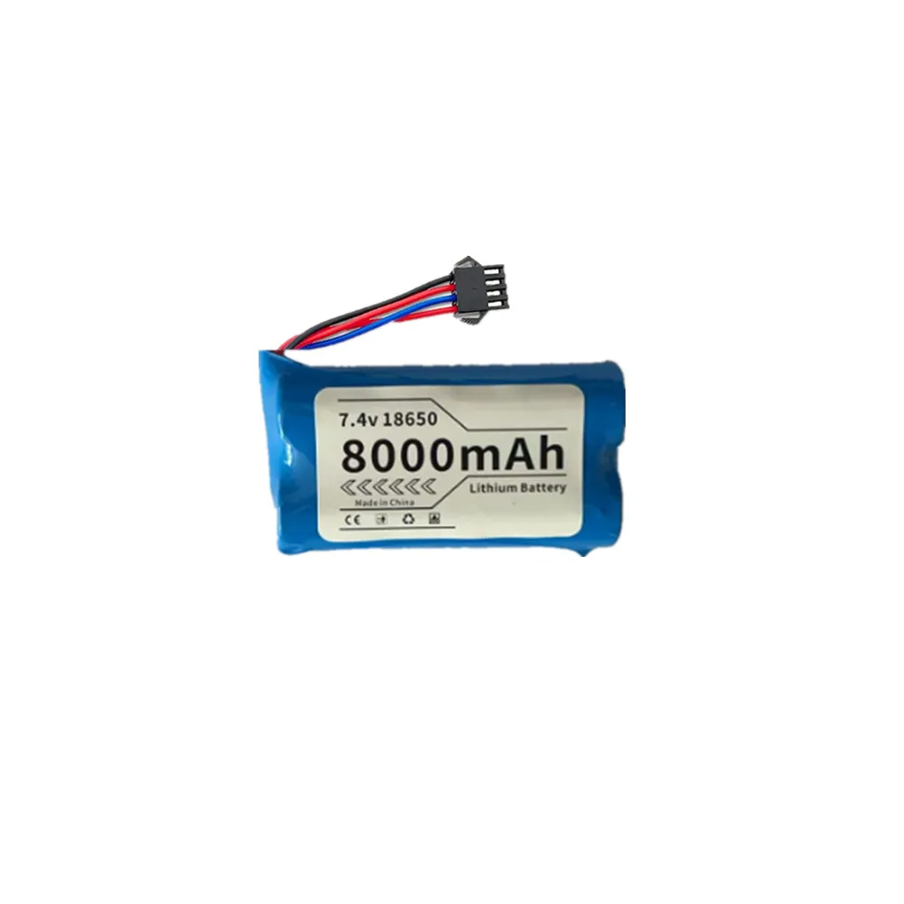 7.4v 8000mAh 3.7v 500mAh Battery /Charging Cable / Suitable For: HUINA 1501 770S RC Truck Spare