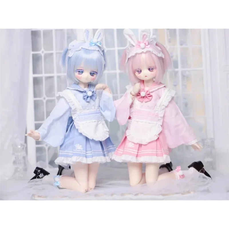 BJD pop jurk een schouder top shorts set voor 1/4 1/6 poppen kleding accessoires (geen poppen)