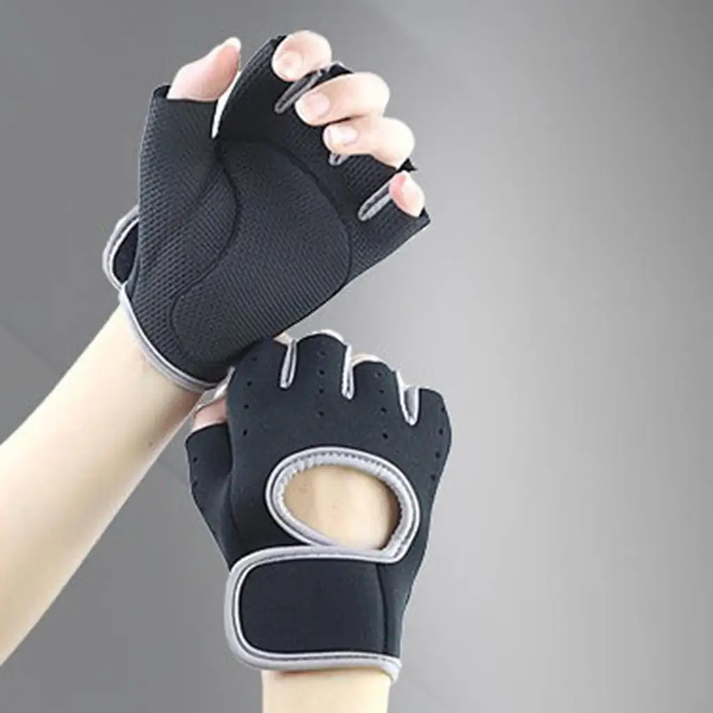 ملابس رياضية للياقة البدنية بنصف إصبع لرفع الأثقال وركوب الدراجات للجنسين