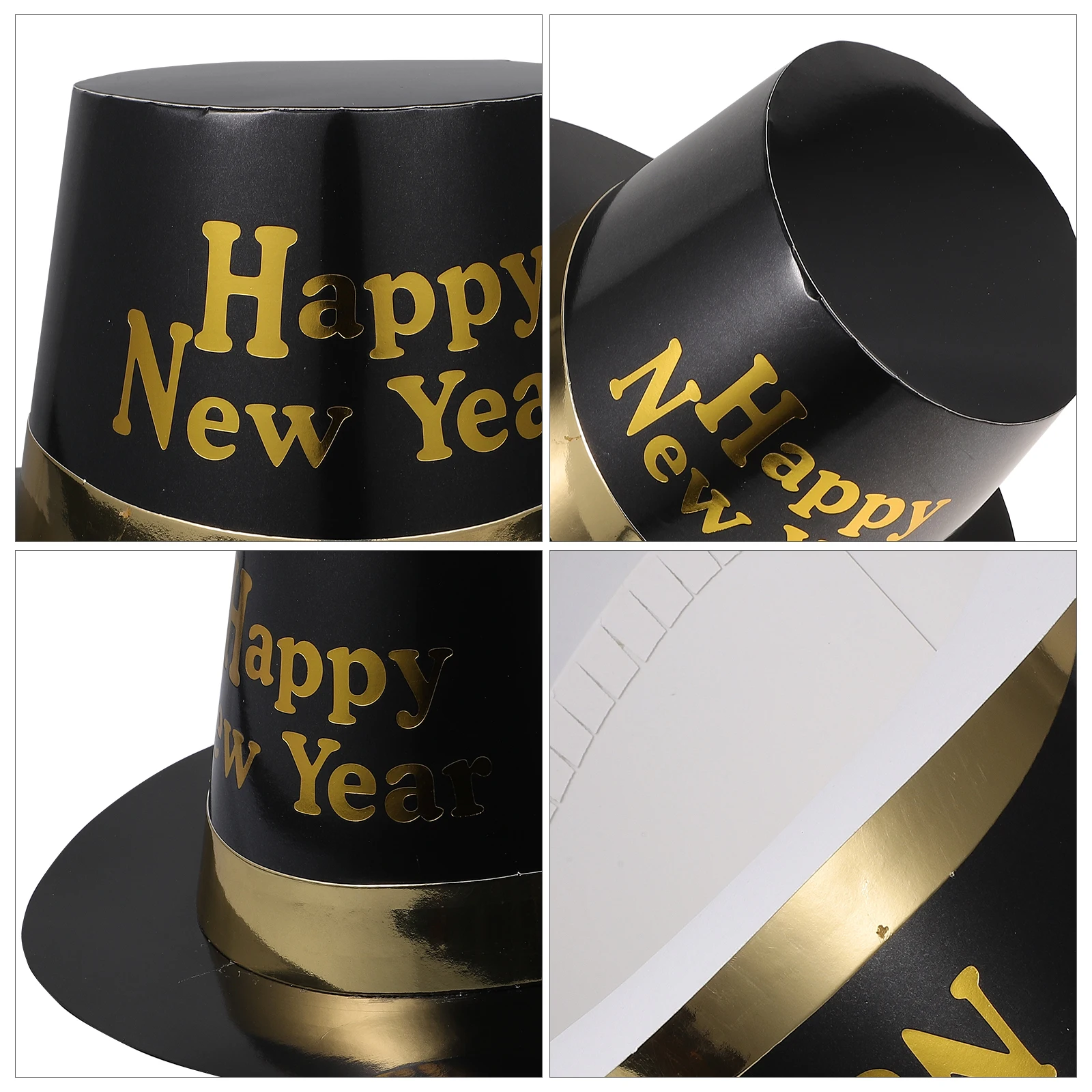 

5pcs New Year Festive Birthday Hats Costume Party Favors Lightweight Comfortable Non-Allergic Fun Hats For Festival Cosplay