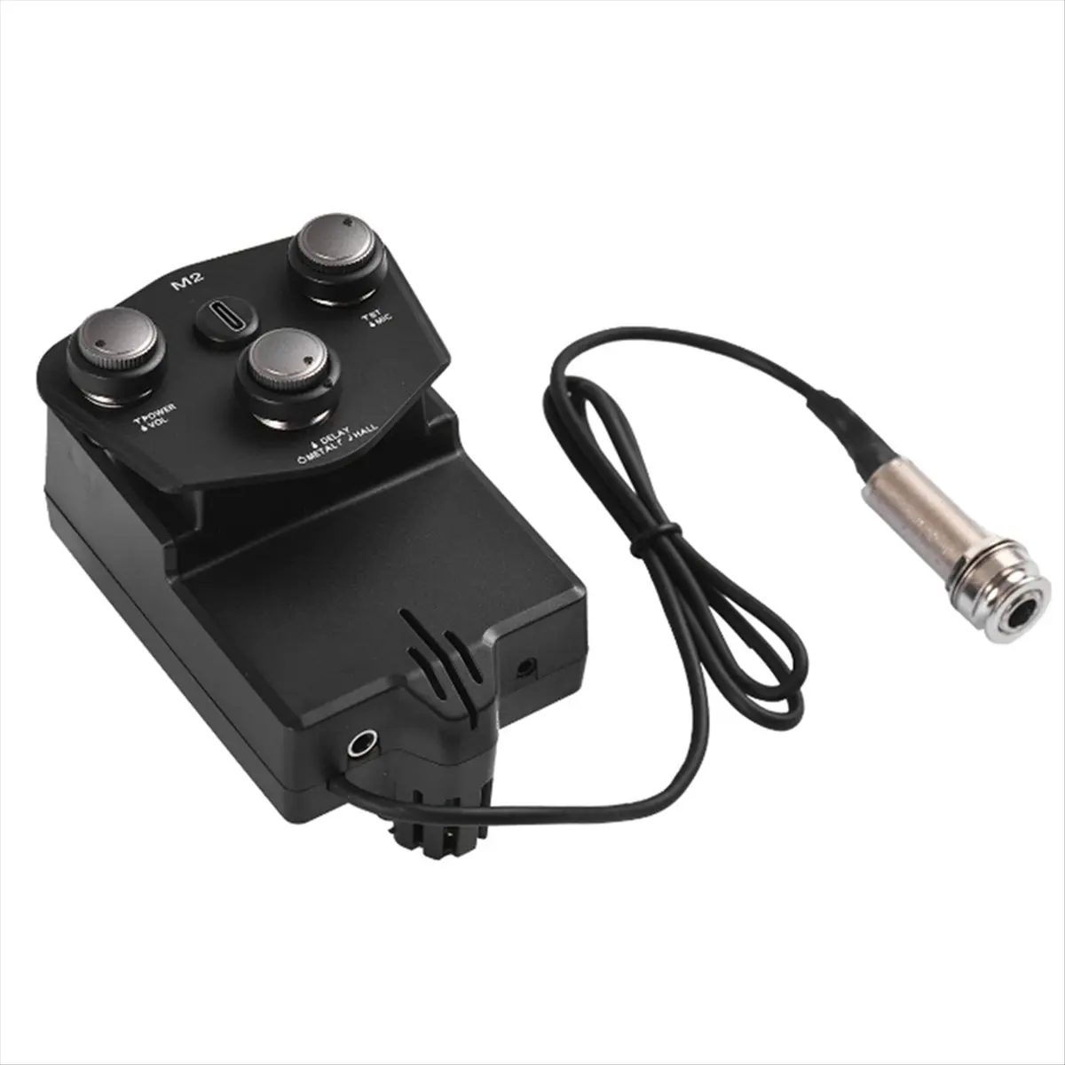 AA83 Acoustic Guitar Vibration Pickup Bluetooth Reverb Delay Microphone Playing Function Guitar M2 Resonance Pickup