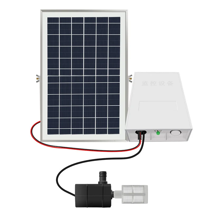 نافورة تخزين الطاقة الشمسية مضخة مياه صامتة تدفق كبير مضخة توزيع الأكسجين الجنينة في الهواء الطلق مرشح بركة السمك الصغيرة p