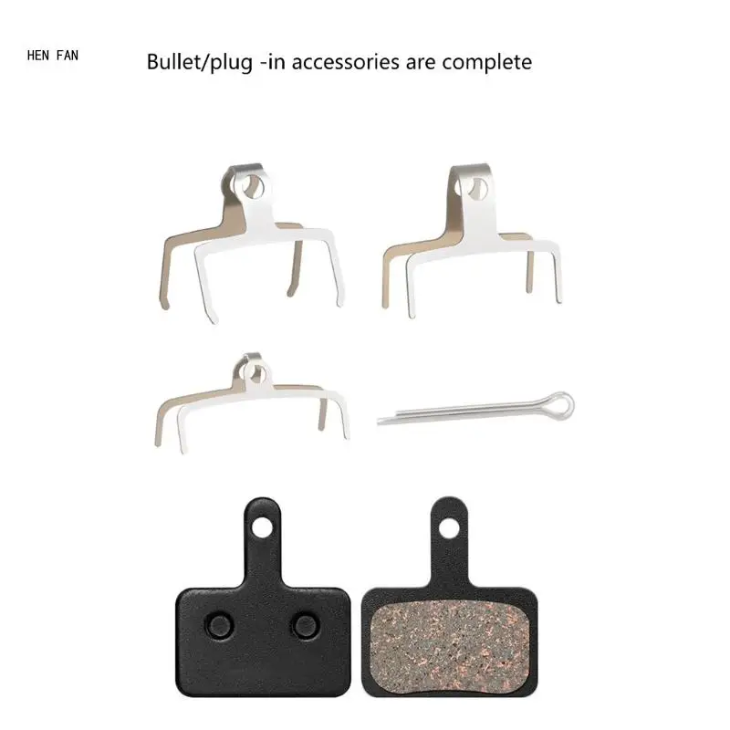 

10Pair Bicycles Disc Brake Pad Replacement SemiMetallic Bicycles Disc Brake Pad for Cyclings Mountain Road Bikes M89D