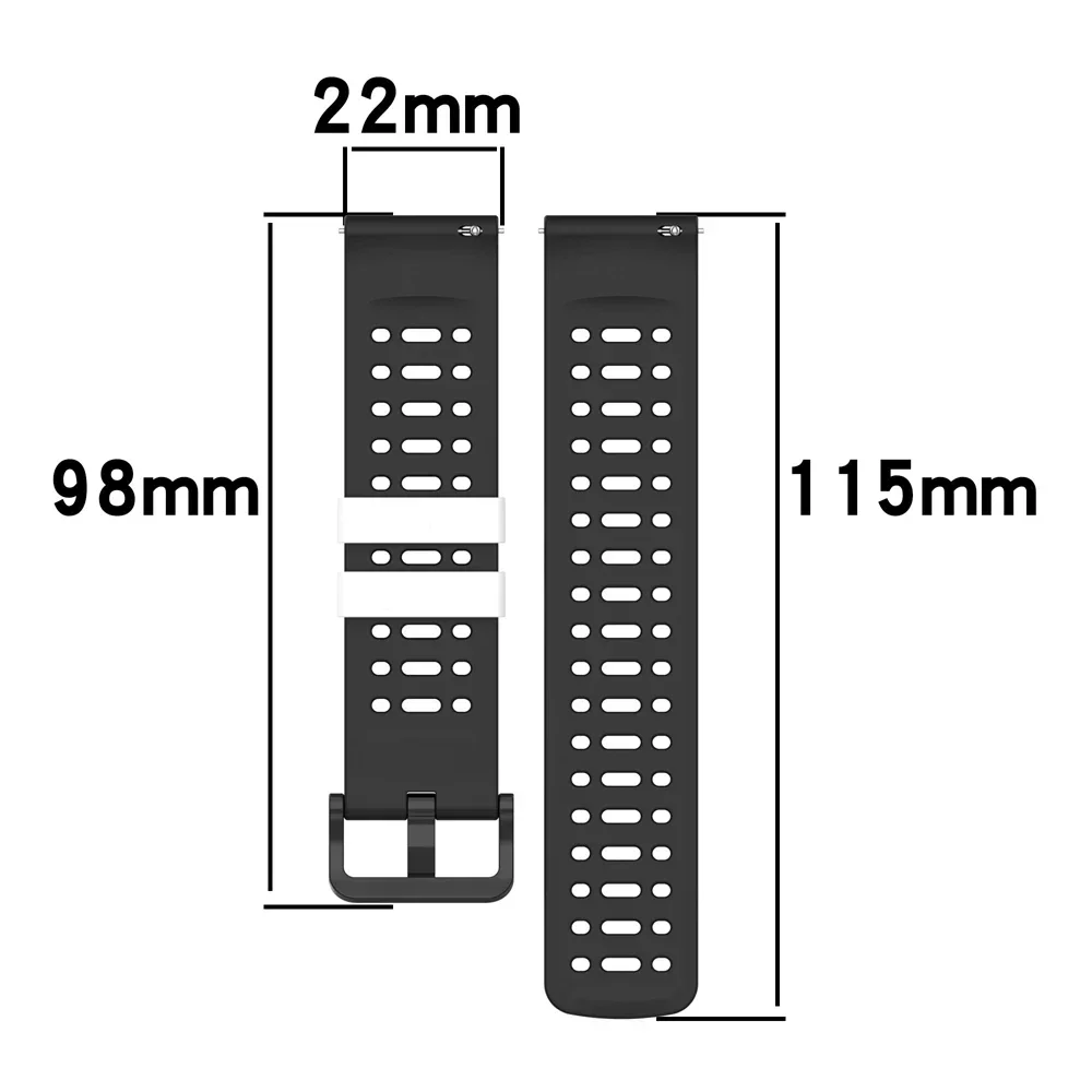 For SUUNTO RACE S/Ocean Watchband 22mm Silicone Watch Strap for SUUNTO VERTICAL/5 9 PEAK PRO/RACE Sports Replacement Bracelets