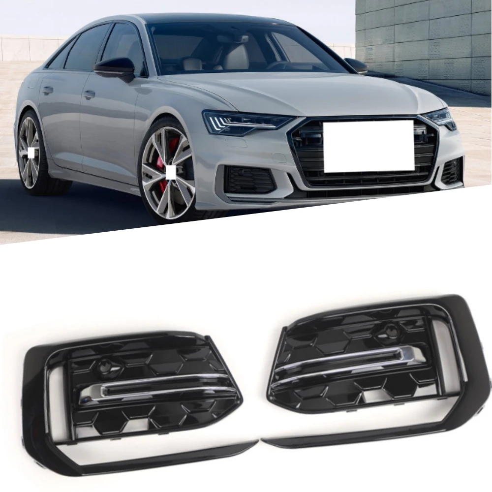 

Решетка противотуманного абажура переднего бампера 4KD807647E 4KD807967G 4KD807648E 4KD807968G для Audi A6 C8 S-LINE 2023-2024