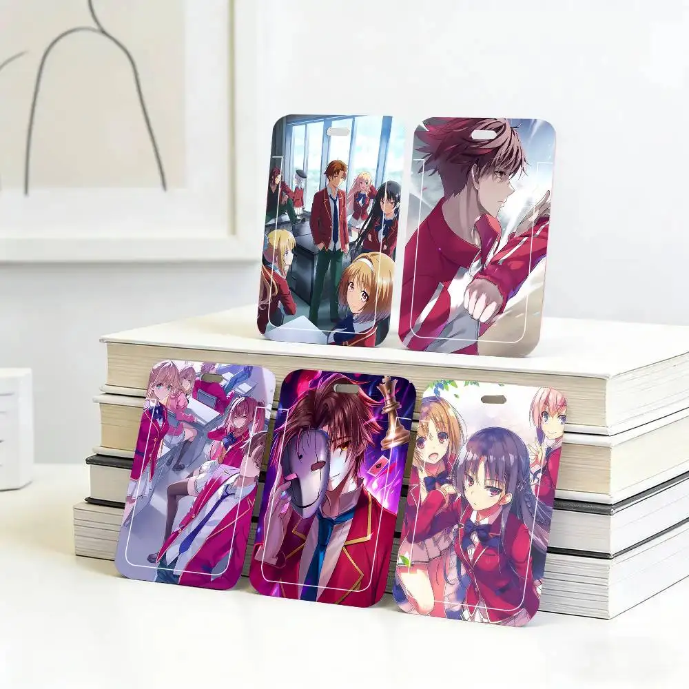 

Anime Classroom Of The Elite Black Lanyard Card Holders Student Meal Cards And Campus Ids School