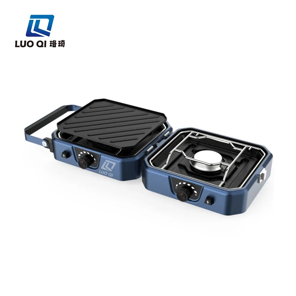 2024 popular folding g as stove outdoor portable camping cookware tent use mini cooker double burner g as stove