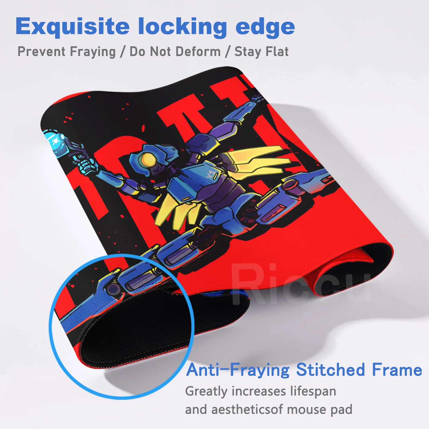 Office Computer Accessories Mouse Pad ULTRAKILL Retro Fast-Paced Shooter Mousepad Gaming Extended Deskpad XXL Keyboard Mousemat