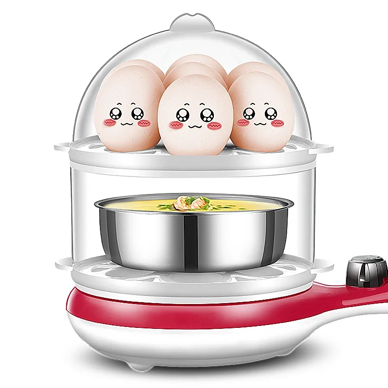 

Zogifts Double Egg Steamer Mini Small Egg Cooker Steamer Electric Egg Boiler