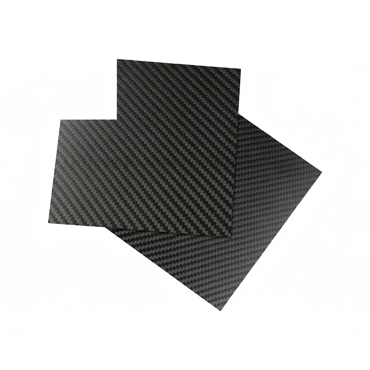 3K Twill Weave Carbon Fibre Sheet Matte Plate, Thickness 0.2‑8mm Width 10‑65mm Length 100‑550mm Carbon Fiber Board, Tool Parts