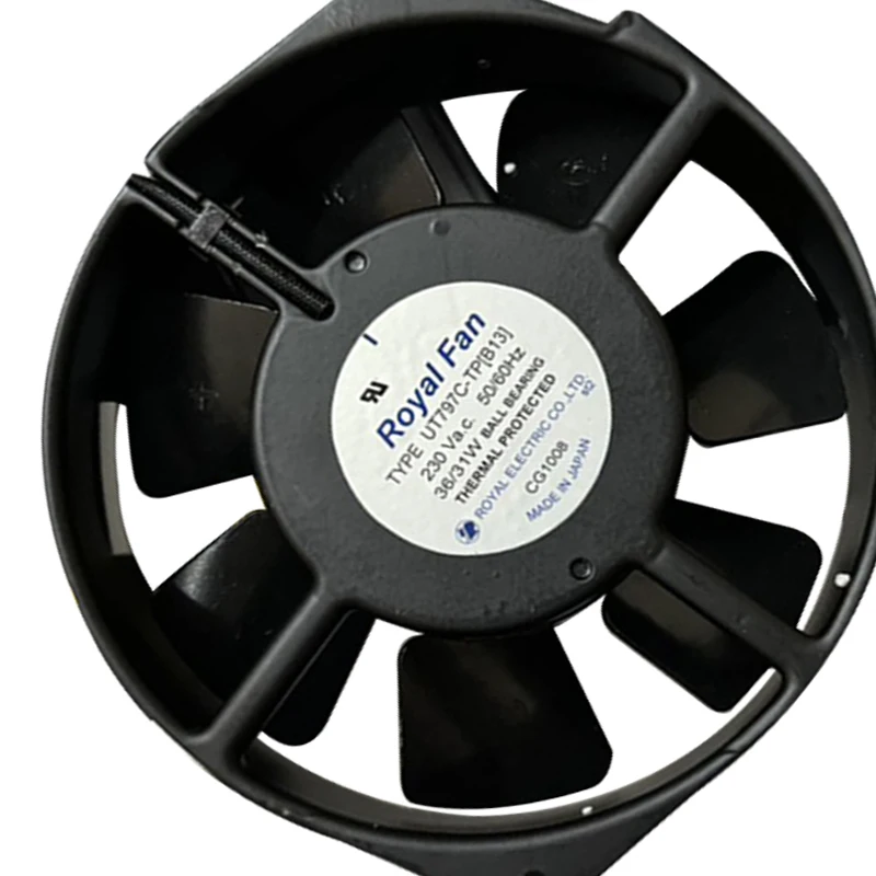 172mm 17.2cm UT797C-TP [B13] Pour ROYALFAN 230V 172*150*38mm Lame En Métal Turbine Cas Ventilateur