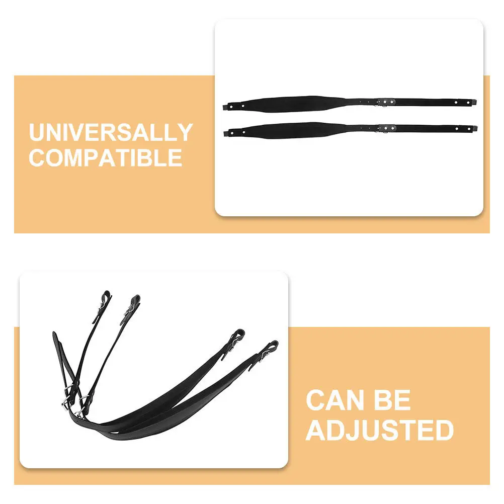 

Пара регулируемых ремней для аккордеона, красный ремень-накладка для аккордеона, надежный аксессуар для музыкальных инструментов