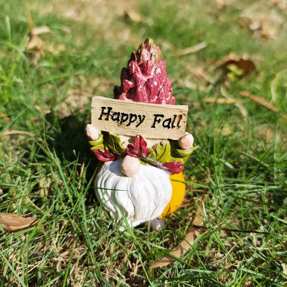 

3pcs Micro Landscape Resin Dwarf Sculptures Creative Cartoon Gnome Figurines Waterproof Garden Elf Statues Courtyard