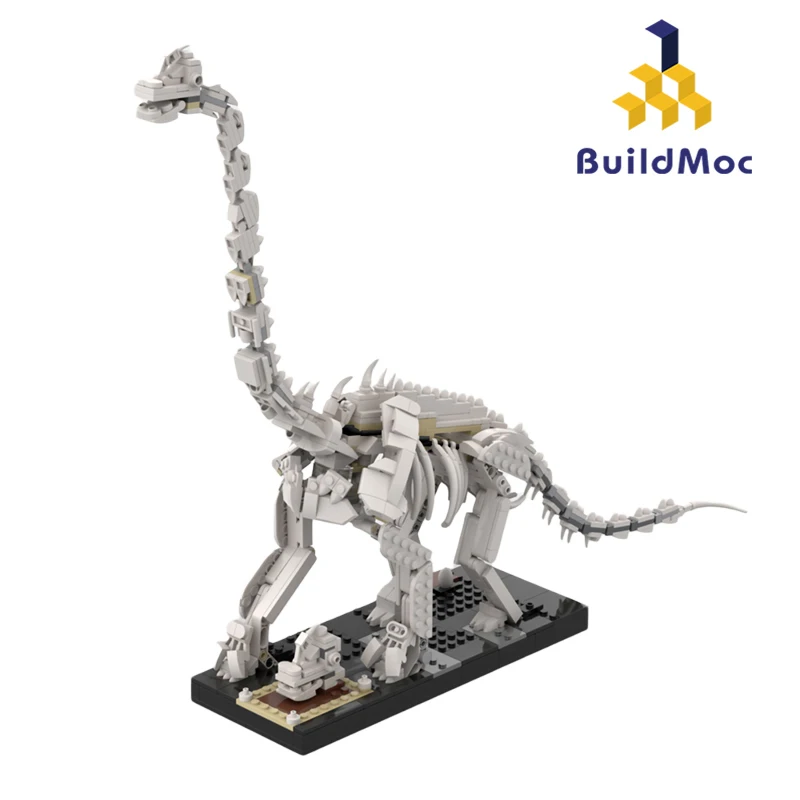 

MOC Dinosaur Park Giraffatitan (Brachiosaurus) Building Blocks Kit Compatible 21320 Dragon Assemble Brick Model DIY Kid Toy Gift