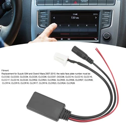 Car Bluetooth Audio Cable Adapter With Microphone Hands Free Replacement For Suzuki SX4 Grand Vitara 2007‑2010