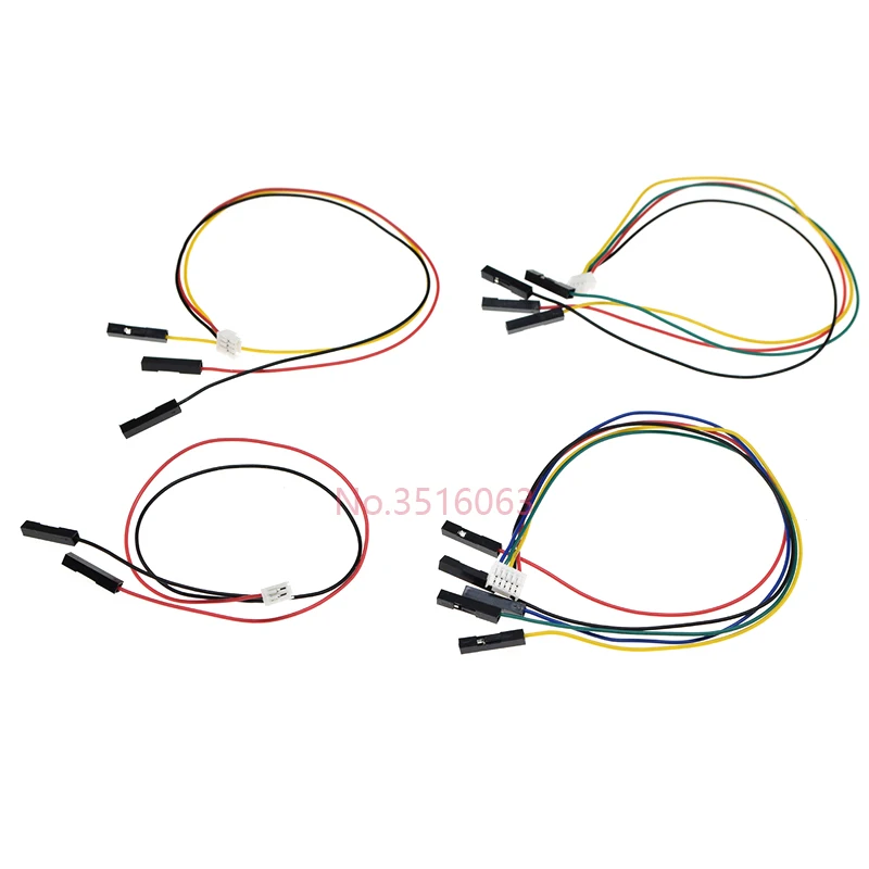 5Pcs GH1.25mm To 2.54mm Dupont Line 1Pin Female Connector Cable GH1.25 With Locking 2/3/4/5/6P Wire 28AWG Length 20cm
