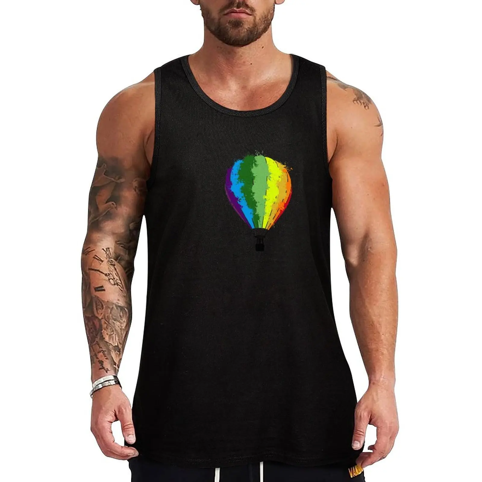 hot-hair balloon Tank Top Anti Odor Tank Top Moisture Wicking Workout Shirt